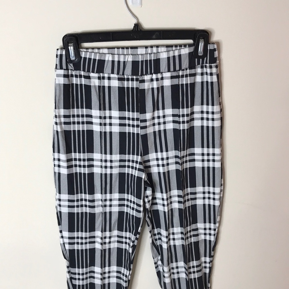 Black & White Striped Pants